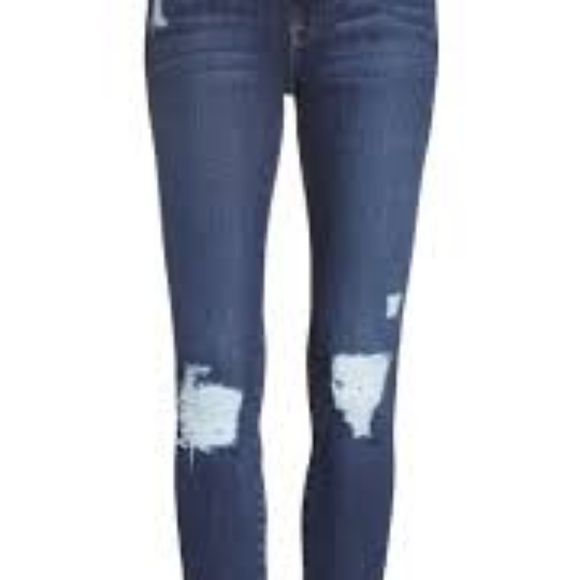 Frame | Le High Skinny Distressed Jeans Montclair - Picture 5 of 8